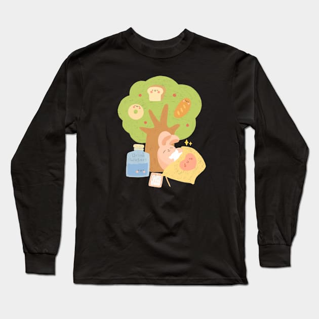 The Bread Tree Long Sleeve T-Shirt by Chubbit